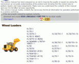 repair manual Hyundai Construction Equipment - Wheel Loaders Service Manuals