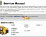repair manual Hyundai Construction Equipment - Skid Steer Loaders Service Manauls