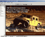 spare parts catalog Hummer H1 1997-1998