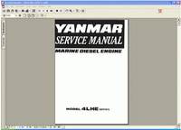 repair manual Yanmar Marine Diesel Engine 4LHE Series