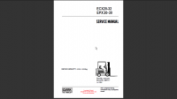 repair manual Clark Service Manual ECX20-32, EPX20-30
