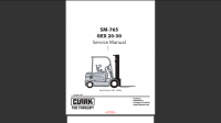 repair manual Clark Service Manual GEX20-30
