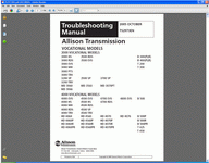 repair manual Allison Transmission - 3000 and 4000 Electronic Controls