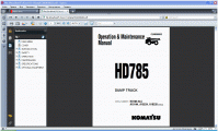 repair manual Komatsu HD785-5LC with 12V140ZE-2 Series Engine