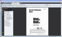 repair manual Komatsu HD605-5 W/TRNS CNTRL with 6D170E-2 Series Engine