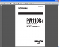 repair manual Komatsu Hydraulic Excavator PW110R-1