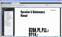 repair manual Komatsu D20P-7A with 4D94E-1 Series Engine
