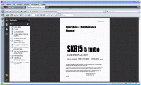 repair manual Komatsu SK815-5 TURBO with 4D84E-1 Series Engine