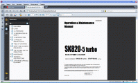 repair manual Komatsu SK820-5 TURBO with 4D84E-1 Series Engine