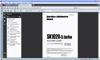 repair manual Komatsu SK1020-5 TURBO with 4D98E-2 Series Engine