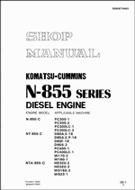 repair manual Komatsu - Cummins N-855 Series