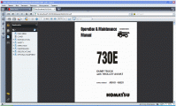 repair manual Komatsu 730E TROLLEY ASSIST with 16V160 Series Engine