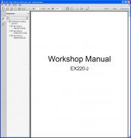 spare parts catalog repair manual Hitachi Service Manual EX220-2, EX220-3