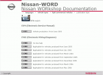 repair manual Nissan Kubistar - X76 - 1