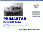 repair manual Nissan Primastar - X83 - 8