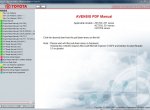 repair manual Toyota Avensis - 1