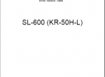 spare parts catalog KATO SL-600 (KR-50H-L) - 1