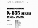 repair manual Komatsu - Cummins N-855 Series - 1