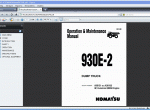 repair manual Komatsu 930E-2 with QSK-60 Series Engine - 1