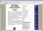 repair manual Mitsubishi Outlander 2005 - 2