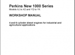 repair manual Perkins New 1000 Series - 1