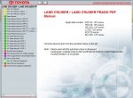 repair manual Toyota Land Cruiser / Prado - 1