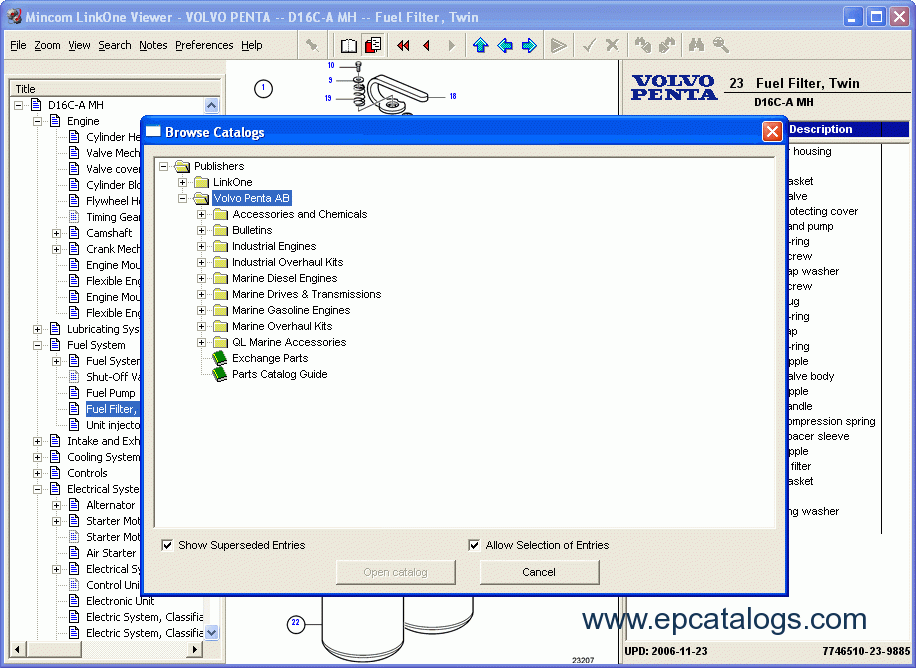 Volvo Penta Marine Parts Catalog