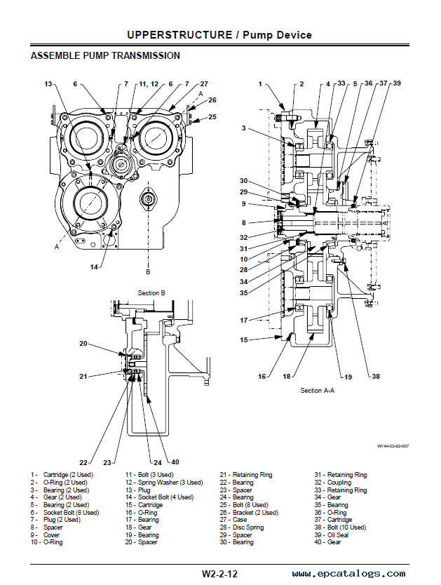 Hitachi EX1800-3 Excavator Workshop Manual W144E00 PDF