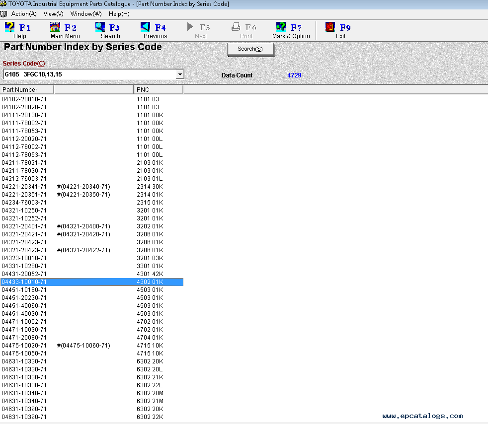 Toyota Industrial Equipment v2.02 Parts Catalog