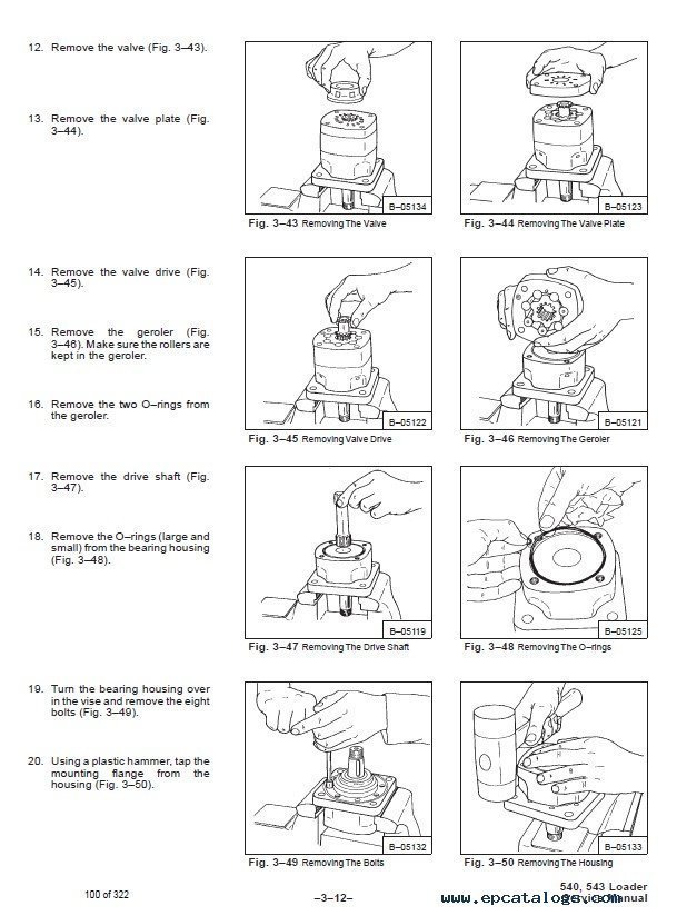 Bobcat 540, 543, 543B Loaders Service Manual PDF