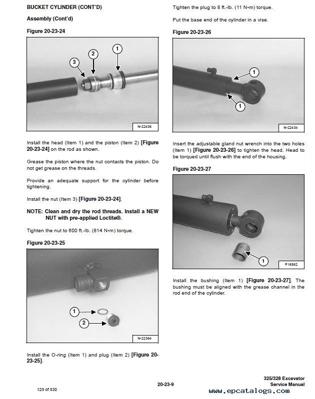 Bobcat 325, 328 Excavator G Series Service Manual PDF