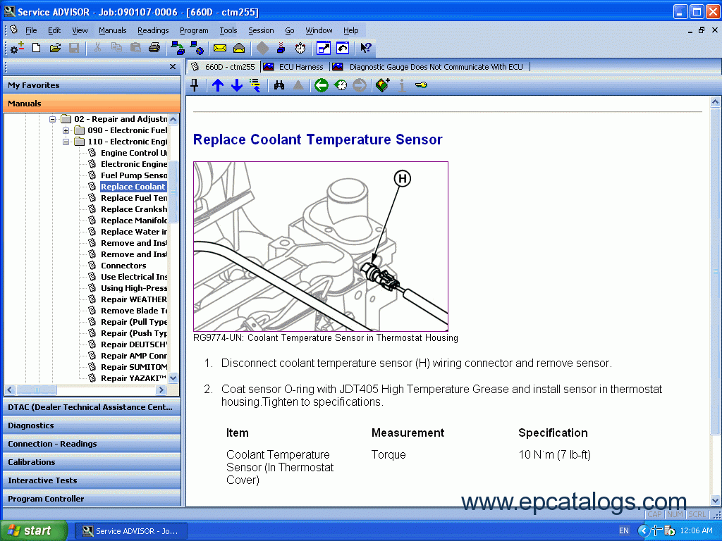 John Deere Service Advisor AG 4.1.12 2013 + History DVD wiring schematics rx95 