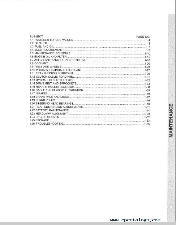 thumbnail image 2 of Harley-Davidson 2014 Touring Service Manual – Comb Bound, Paper Media 2 of 6