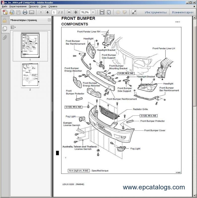 Lexus Is200, 1999-2002 Repair Manual Download