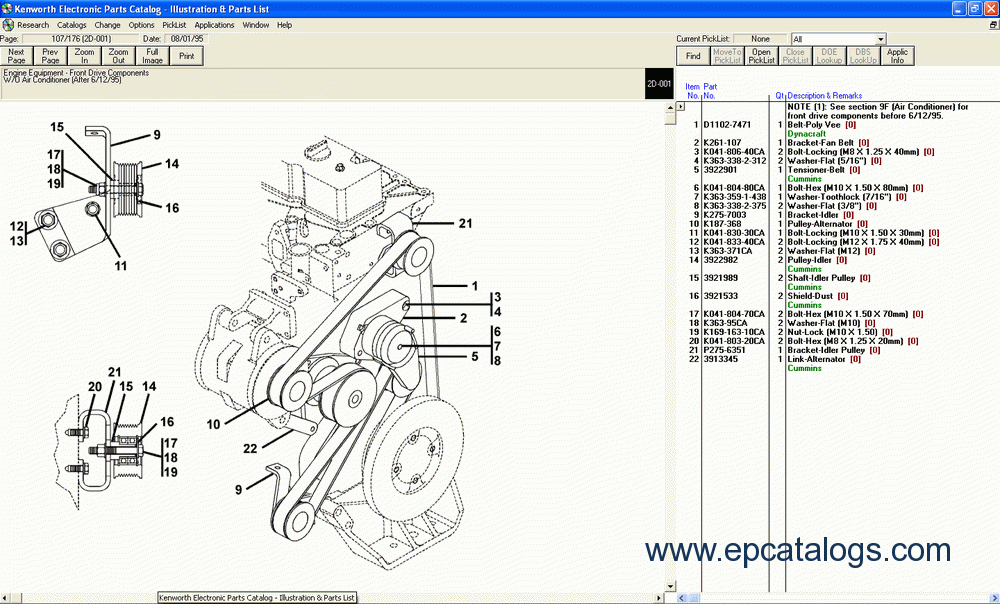 Kenworth Electronic Parts Catalog 06/2004