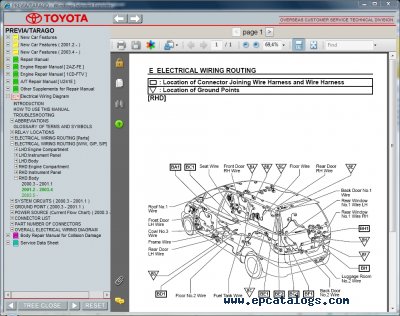 Toyotum Previum Wiring Harnes Diagram - Complete Wiring Schemas