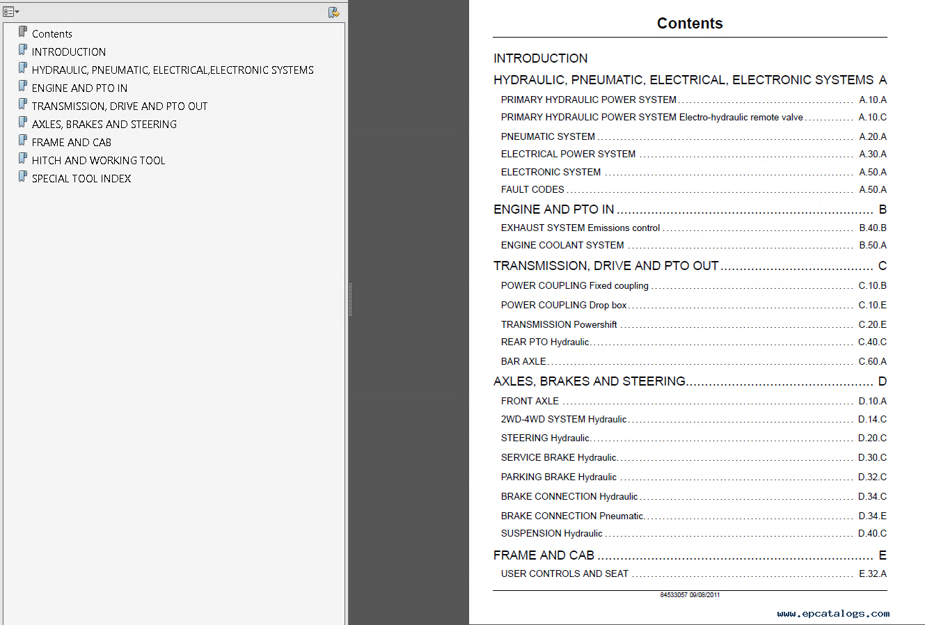 repair manual New Holland T8.275 T8.300 T8.330 T8.360