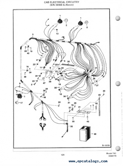 743 Bobcat Skid Steer Wiring Schematic - Wiring Diagram Networks