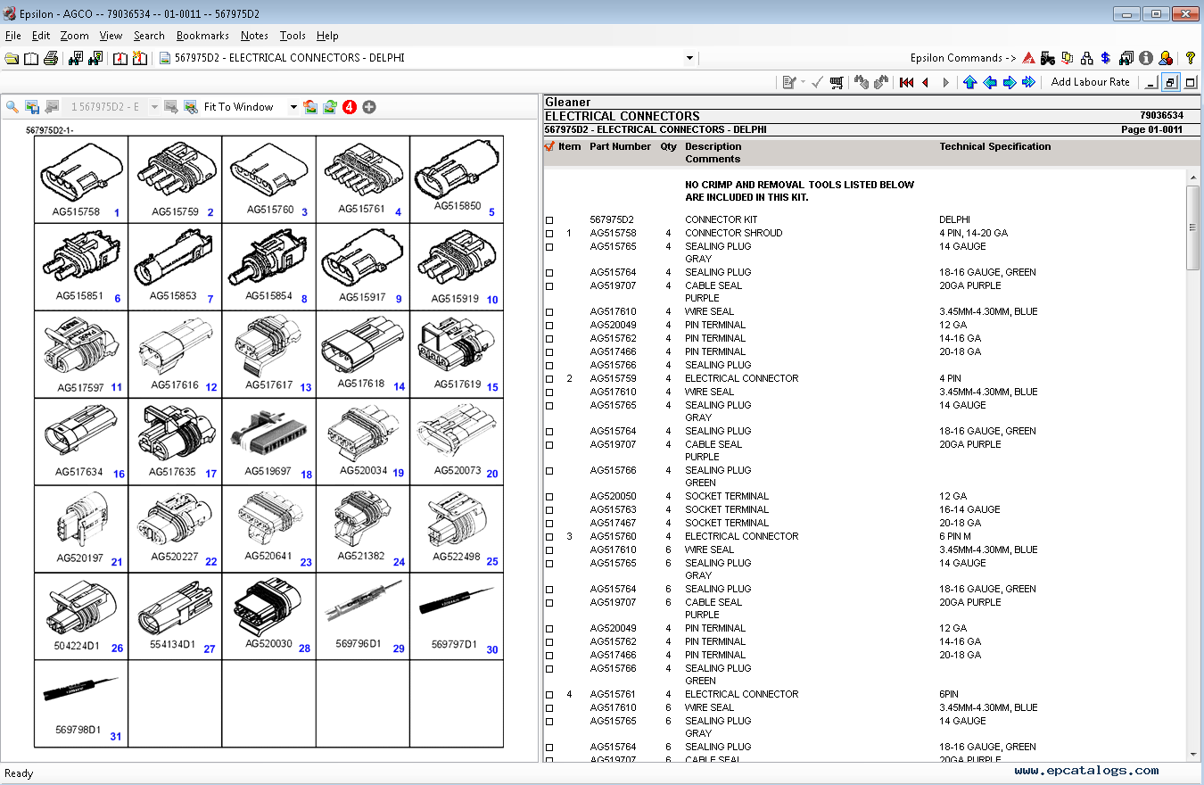 manual Array - epsilon agco gleaner parts and service information 2017 rh  epcatalogs