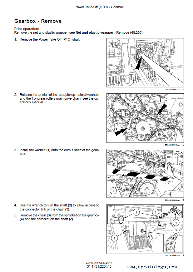 New Holland Round Balers Roll Baler 125/125 Combi Manuals PDF