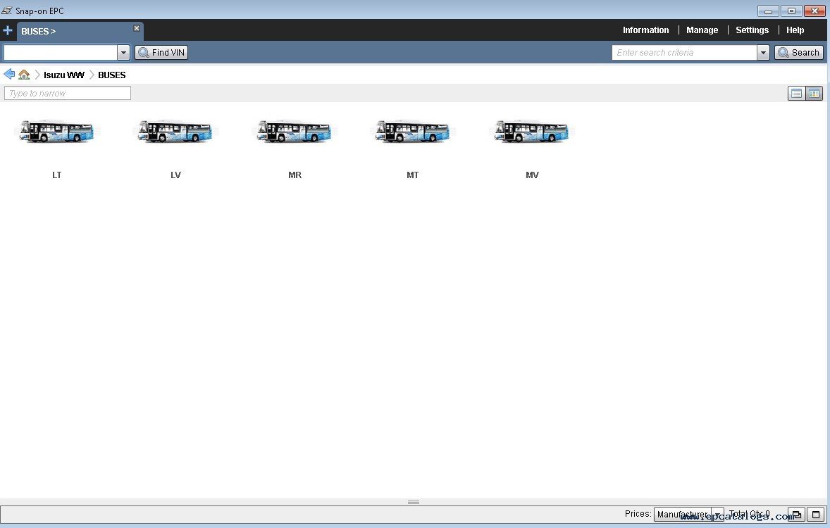 Isuzu parts catalog online