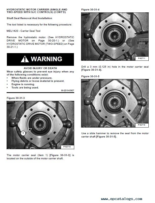 Bobcat S185 Turbo Skid Steer Loader Service Manual PDF