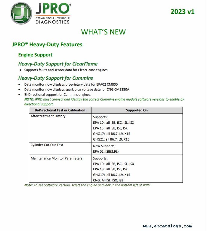 JPRO Commercial Vehicle Diagnostics 2023v1.2 (replaces 2021v3) Download
