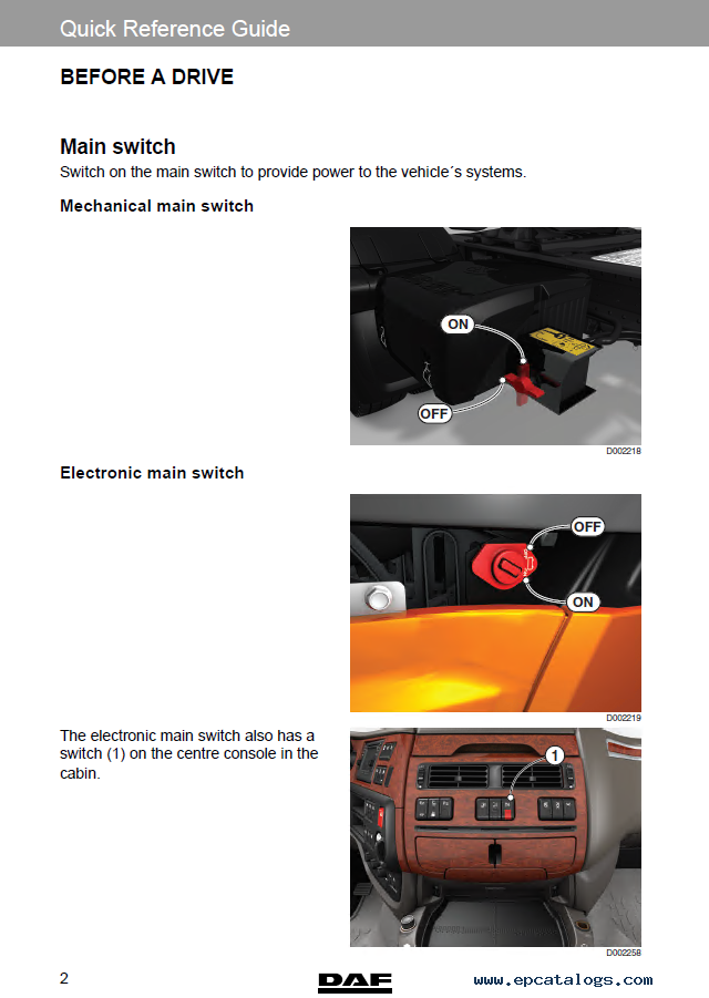 DAF New XF Cockpit, Beleuchtung und fahren DAF XF 550 Bedienungsanleitung  LKW Trucker Anleitung 