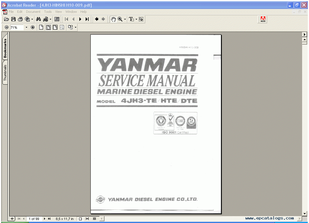 Yanmar Ydg Service Manual