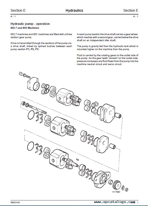 Download JCB Excavators  803 804 Series Service Manual PDF