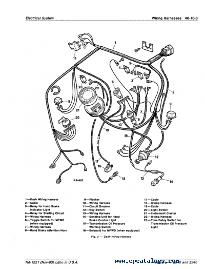 Wiring Diagram For 2640 John Deere Alternator - Complete Wiring Schemas