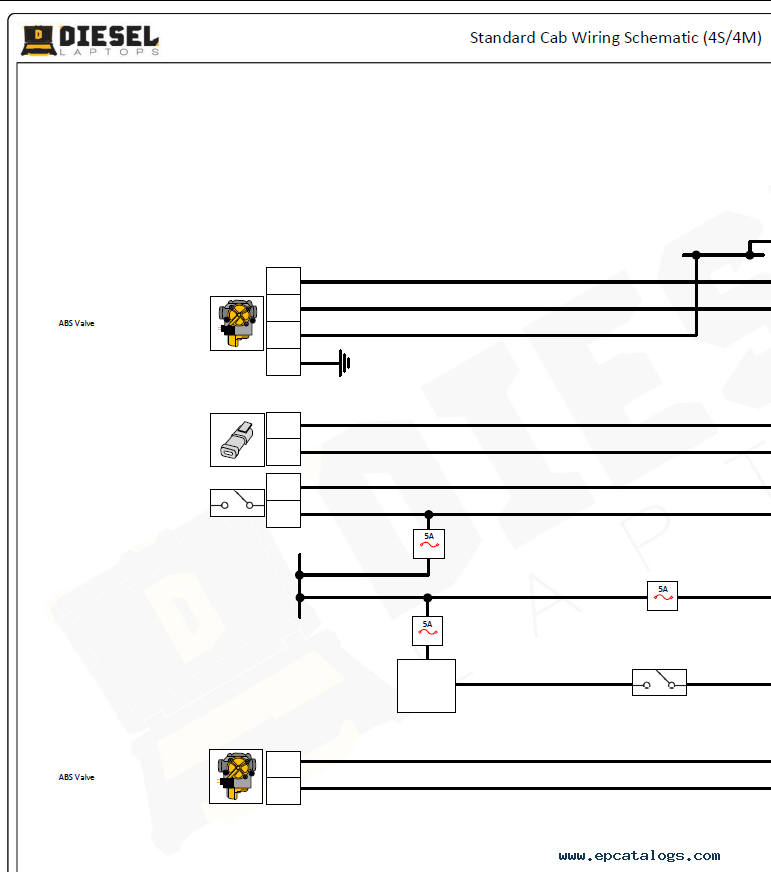 Bendix Ec 60 Absatc Controllers Wiring Schematic 4s4m