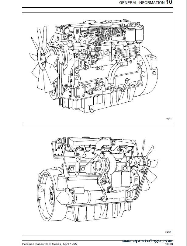 Perkins Phaser 1000 Series Engines Workshop Manual PDF