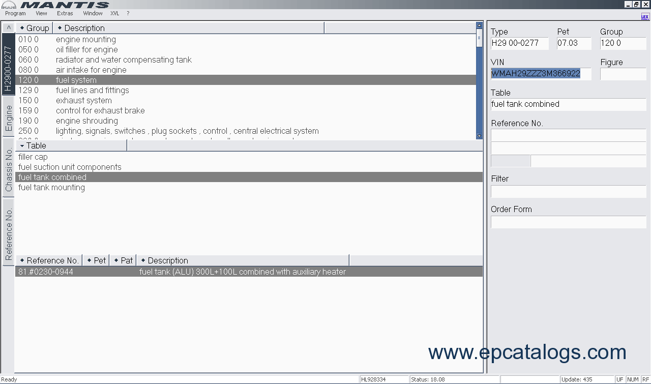 Man (Mantis) 2012 Spare Parts Catalog Download